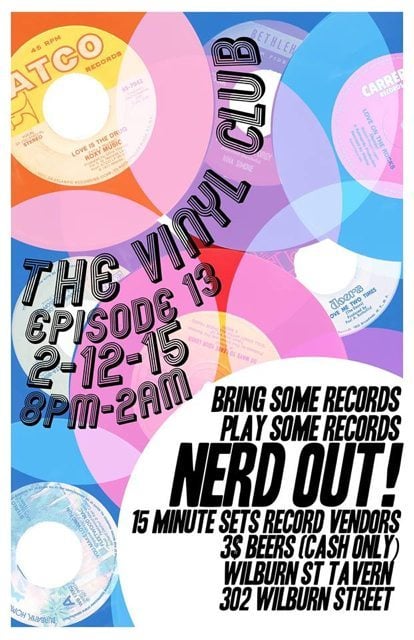 The Vinyl Club Episode 13 Flyer