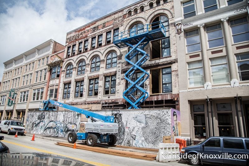 Maple Hall Bowling Lanes, 416 S. Gay Street, Knoxville, April 20