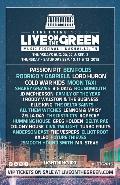 Live On The Green 2015