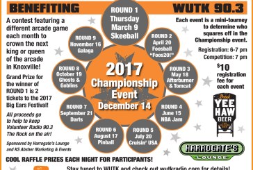 Volunteer Radio and Yee-Haw Brewing Company Present the 2017 Arcade