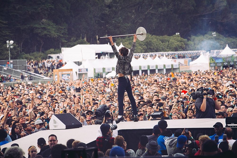 Cage the Elephant at Outside Lands 2017, photo by Jack Gorlin