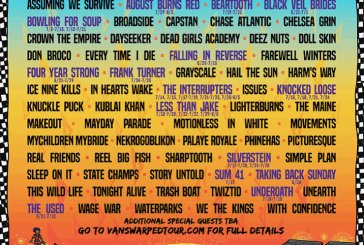 2018 Vans Warped Tour Lineup Revealed