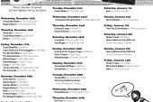 Blank Concert Calendar • Dec 15 – Jan 15/22