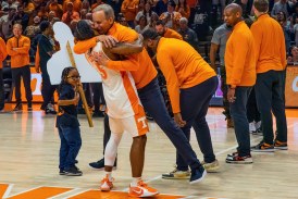 Tennessee able to celebrate seniors properly after escaping pesky South Carolina team, Mayshack wins Torchbearer Award
