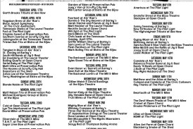BLANK’s Knoxville Music Calendar: April 17-May 17