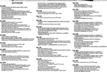 Blank’s Knoxville Music Calendar • Oct. 24-Nov. 20